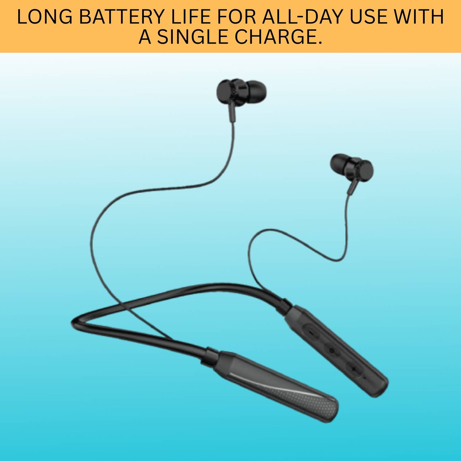 Clairbell Coco (Bluetooth Wireless Neckband) Magnetic Buds, Upto