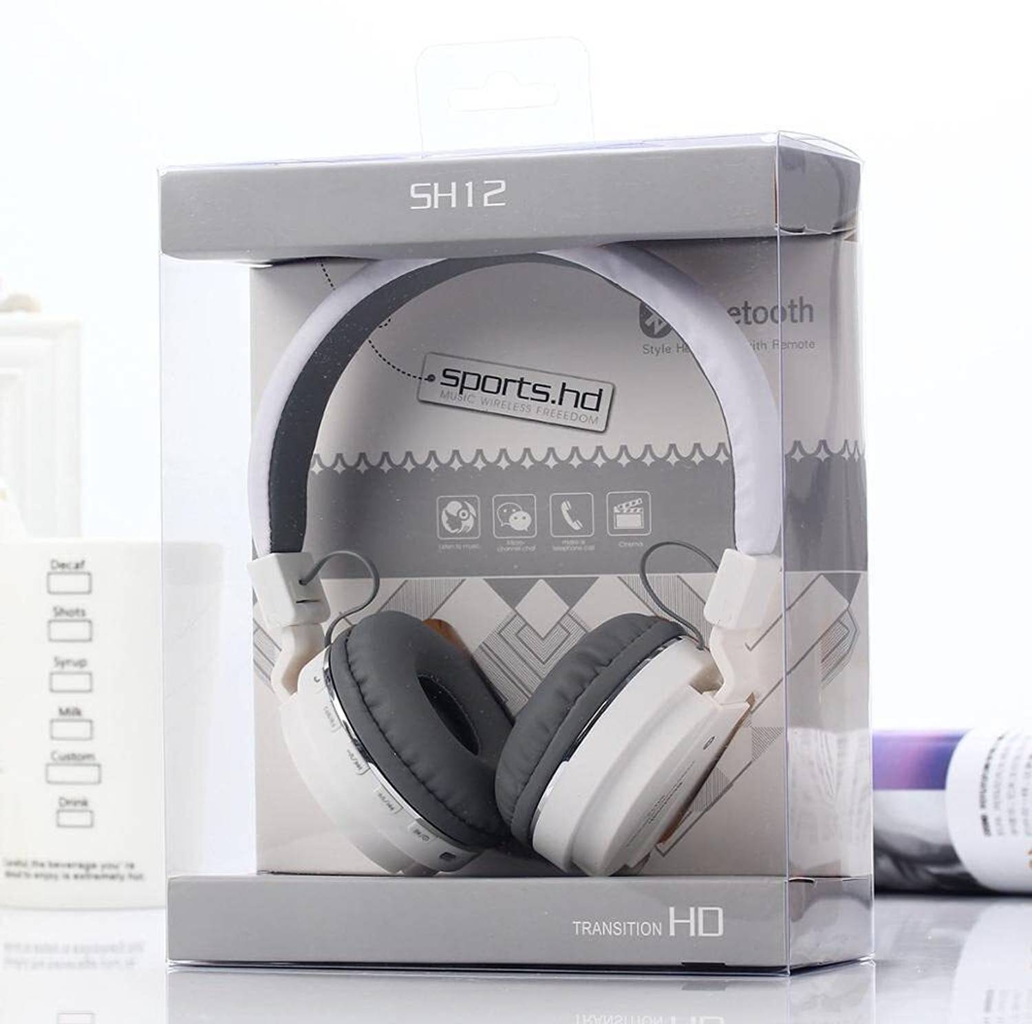 TECHEL SH-12 Wireless Bluetooth Headphone with Soft Ear-Cups in Good - Image 1