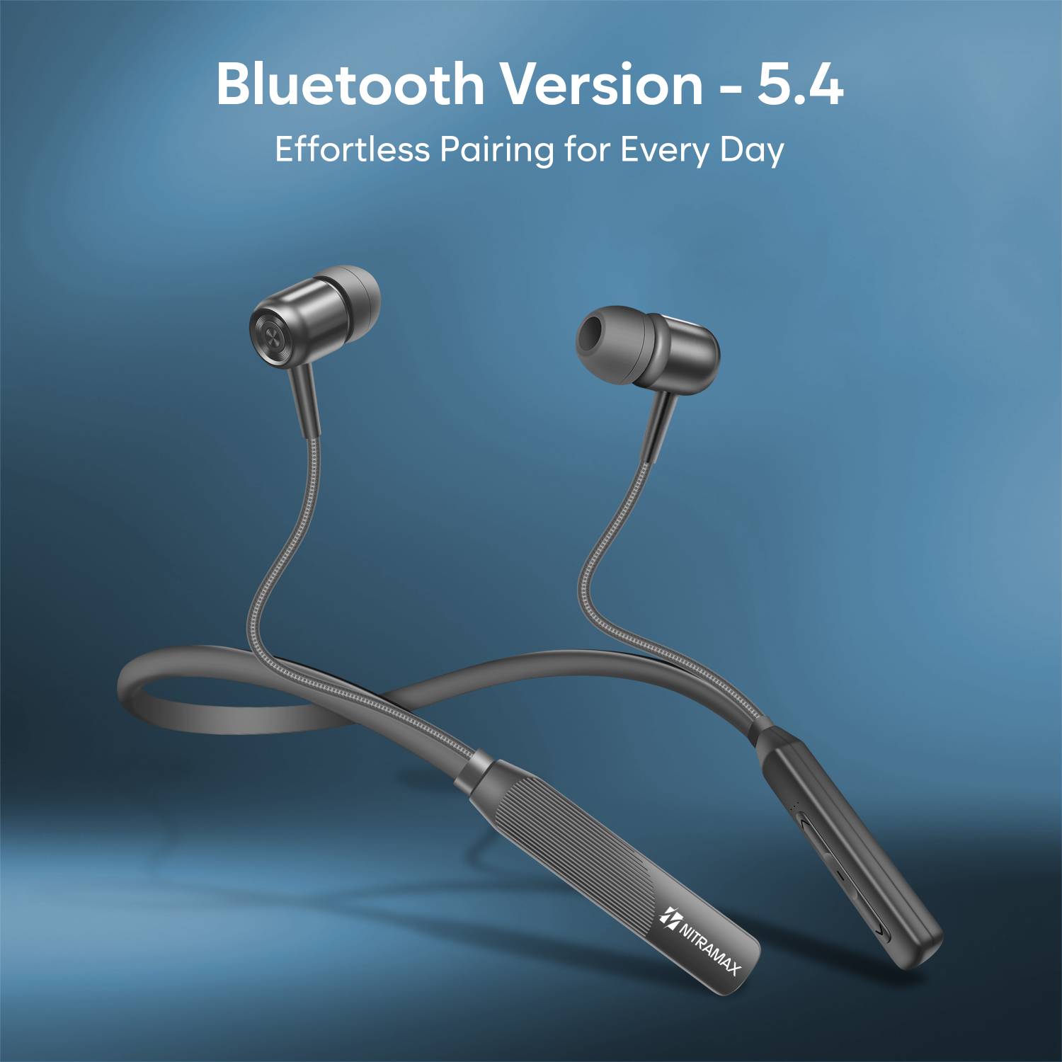 Nitramax V5.4 Bluetooth Neckband - Image 3
