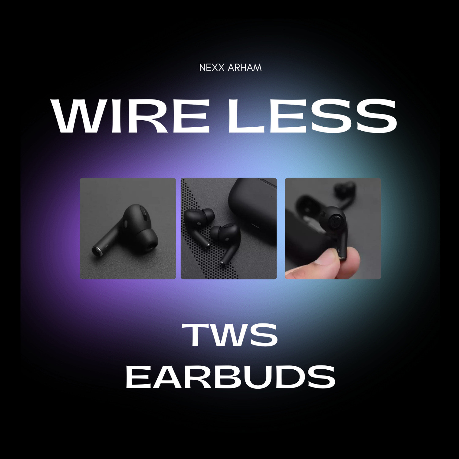 Image of NEXX ARHAM BLUETOOTH EARBUDS WITH 10MM DUAL BALANCED ARMATURE AND GOOD BOOST BASS QUALIT Bluetooth