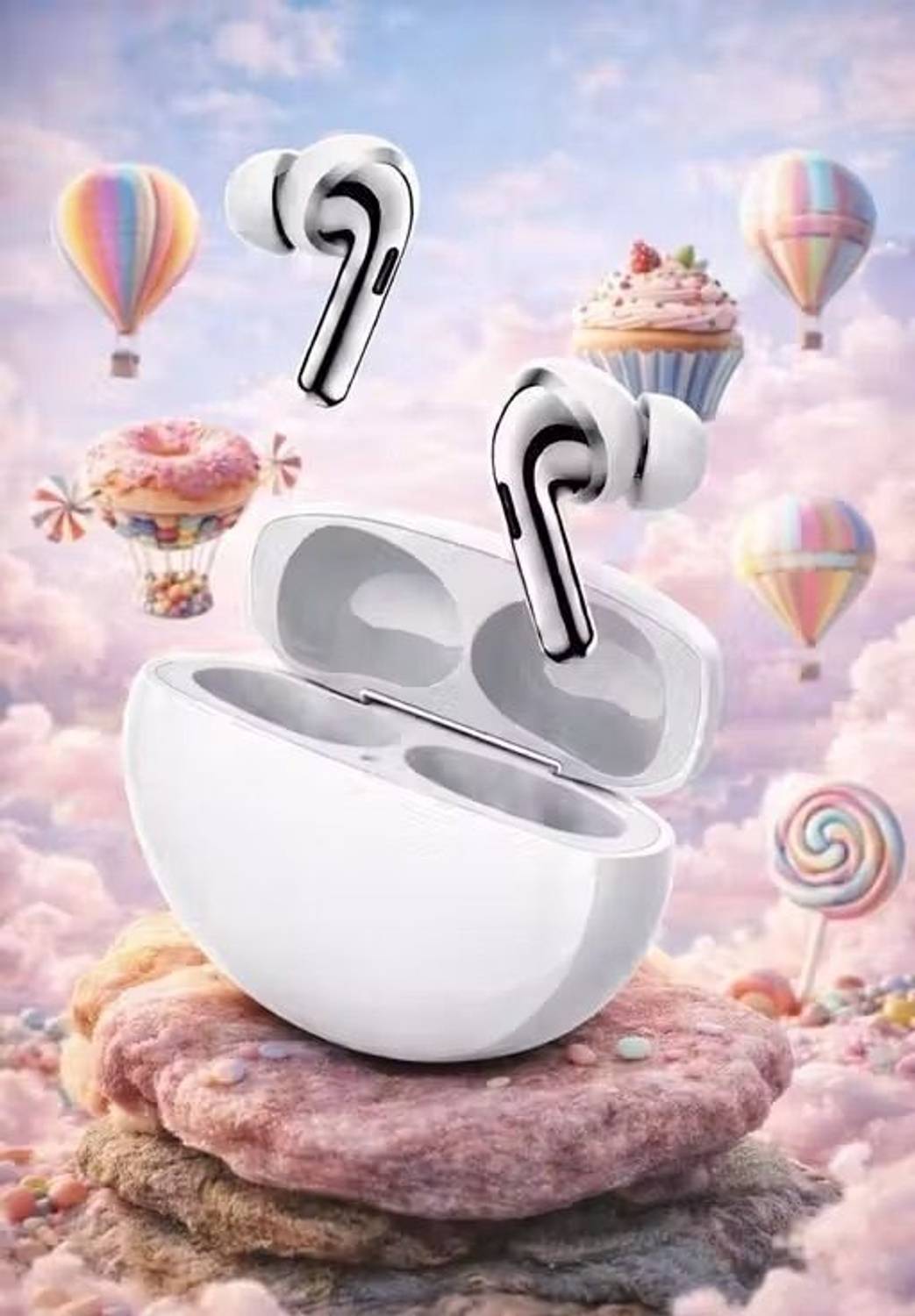 Radhe Crystal Clear Sound TWS Wireless Earbuds Bluetooth