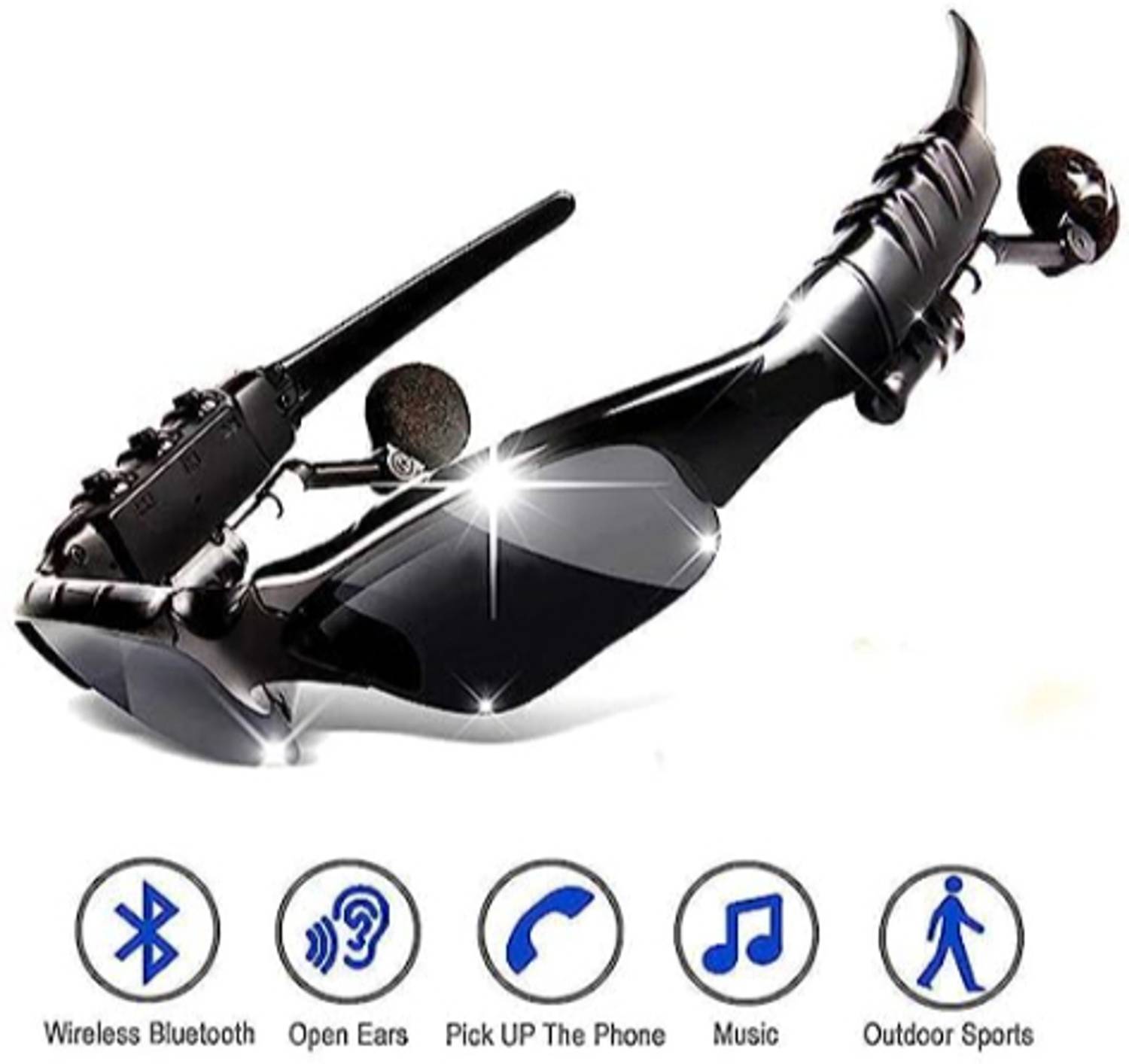 Clairbell HGT_564A_Wireless Sunglasses Sound Headphones with Pola
