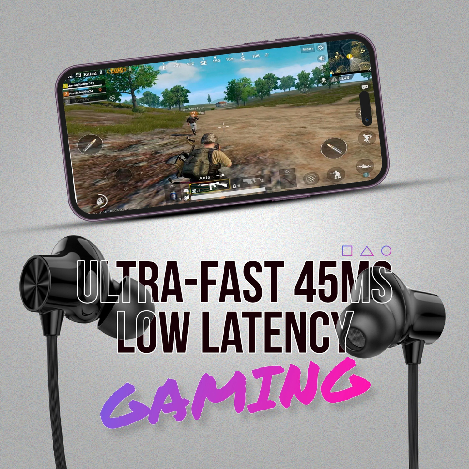 Image of bAot Earbuds Wireless B3 Neckband 48Hrs Playback With Clear Sound, Bombastic Bass Bluetooth