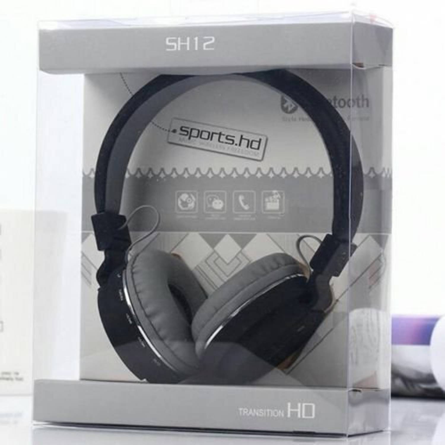4uonly Fashion and colorful SH-12 headphone highbass 8 Bluetooth