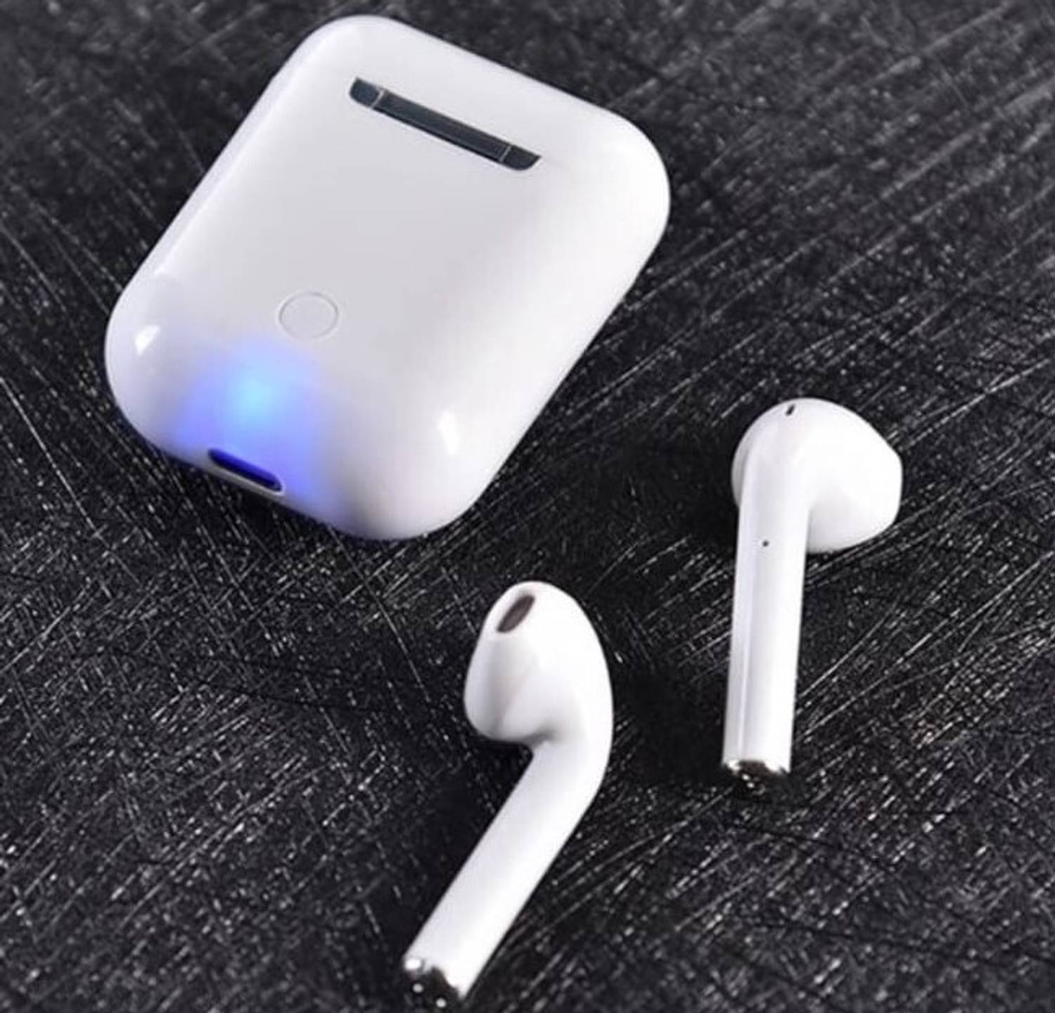 AJ HUB Twin Dual Wireless 5.0 Bluetooth Stereo Headset i12 With Charging Case Bluetooth