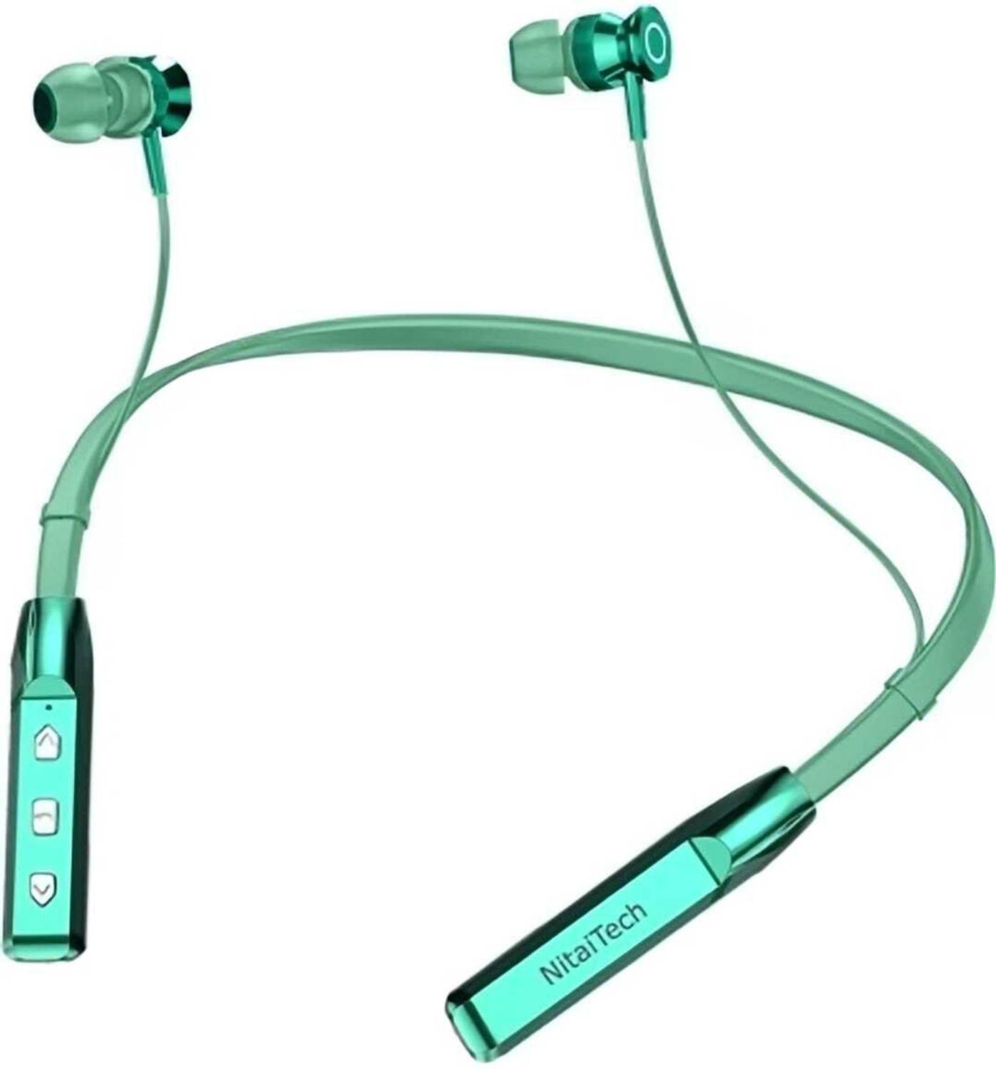 NitaiTech NB-26 Bluetooth Headset (Green, In the Ear)