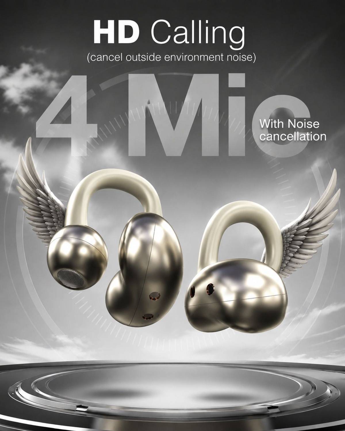 Ubon J-39 Bluetooth Ear-clip Earbuds - Image 5