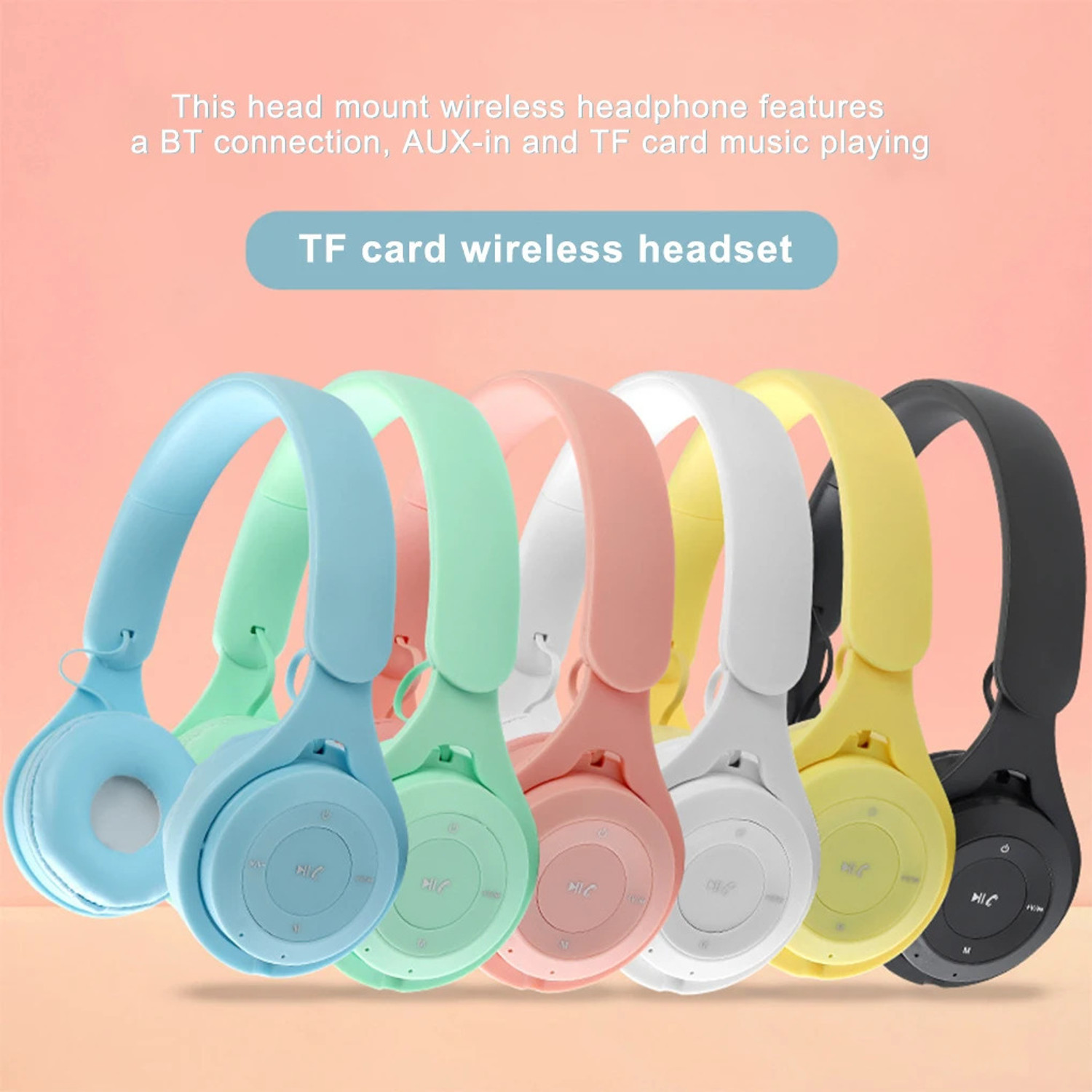 Image of Clairbell Wireless Headphone Bluetooth Over Ear Headphone Bluetooth