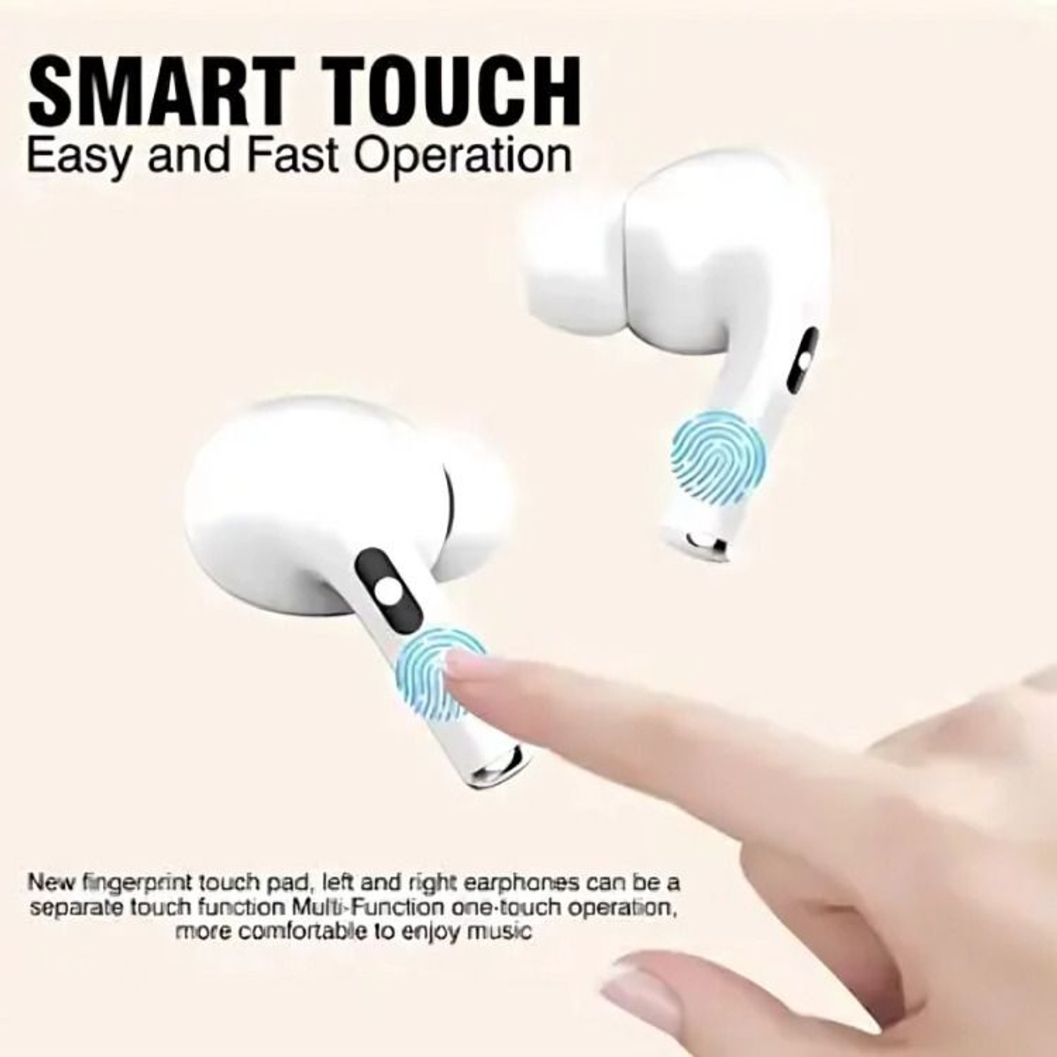 Image of Boom New Airpod Pro A3 Earbuds With Touch Sensor, Waterproof, ANC, Bluetooth V5.1 S02 Bluetooth