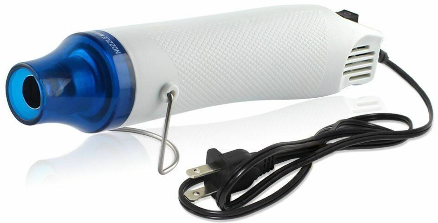 atozshop11 Compact Heat Gun Shrink Wrap DIY Tubing Mini Hot Air Gun FOR d for rubber stamp 300 W Heat Gun