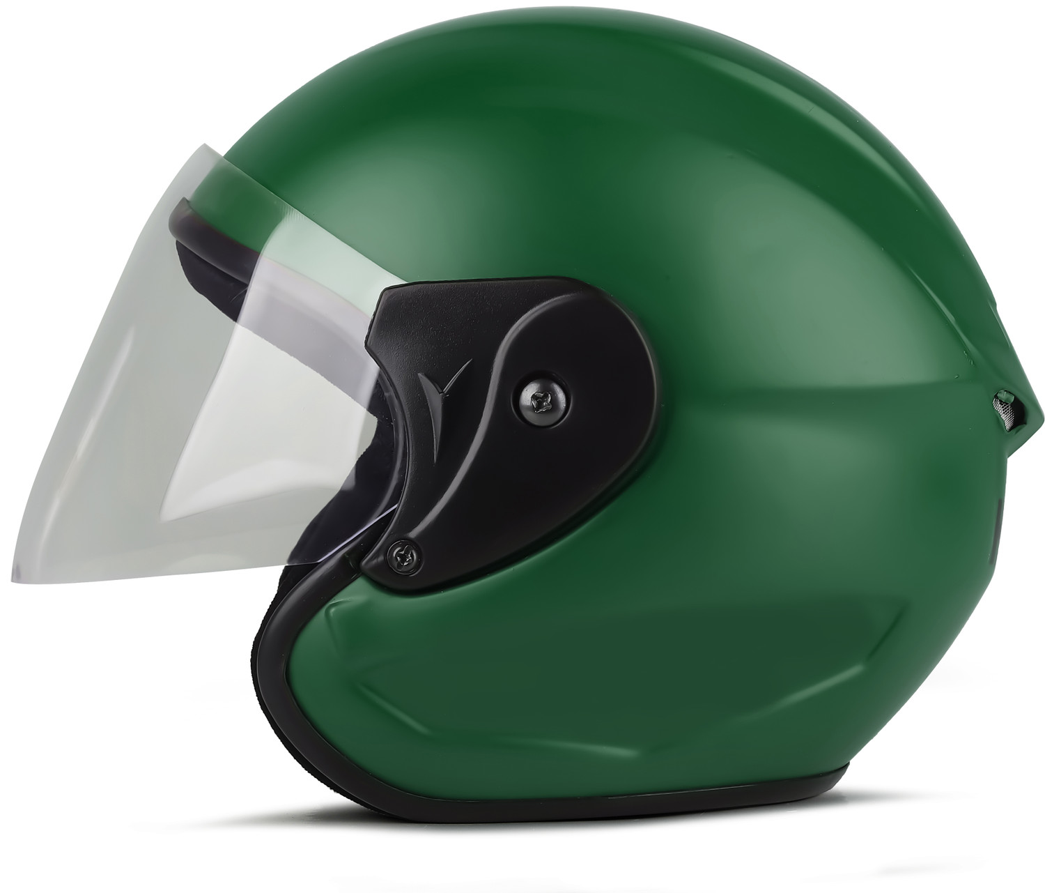 Image of urban carrier ABS Material Half Face Pc Visor, UV Scratch Resistance Motorbike Helmet