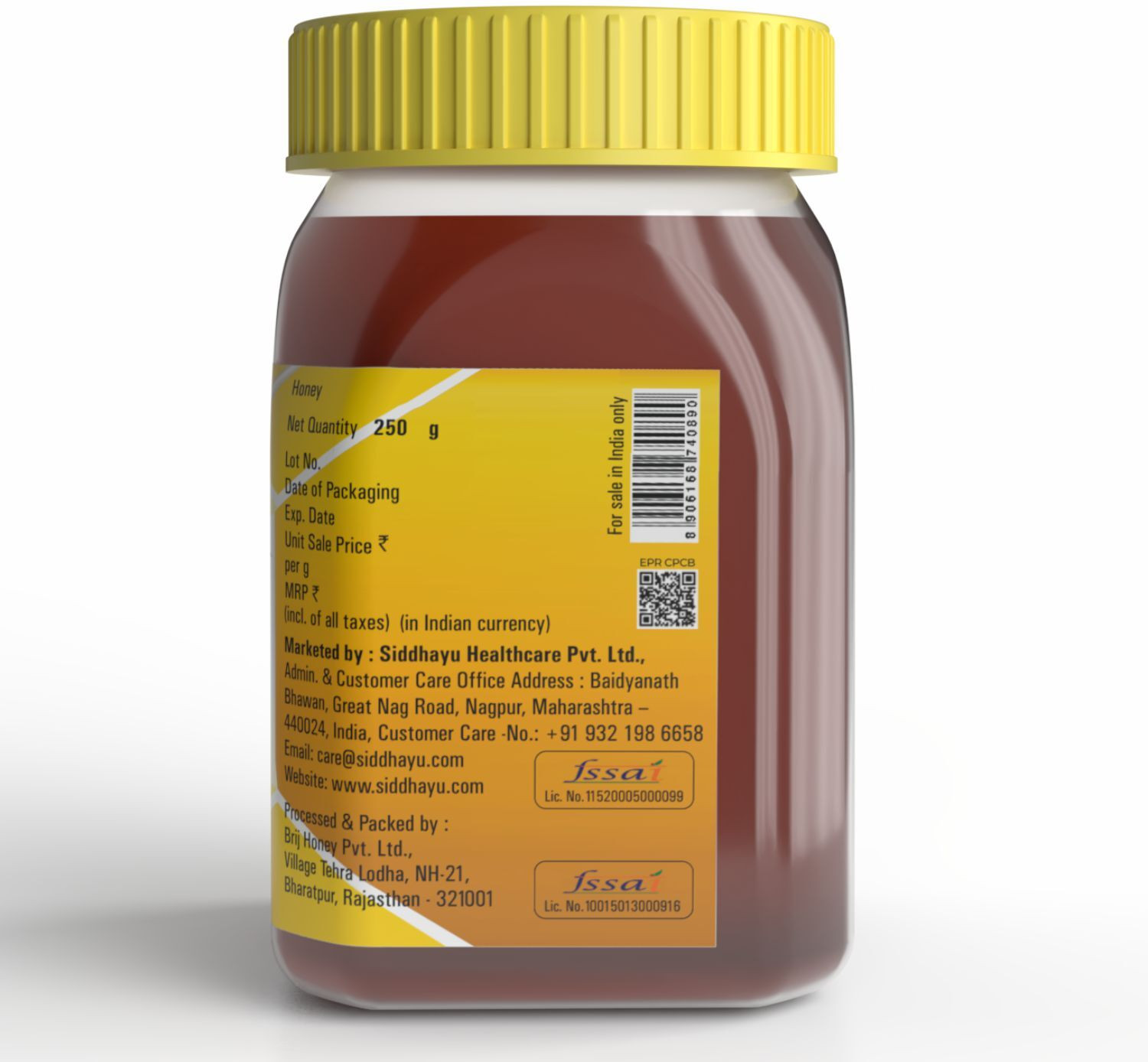 Image of Baidyanath Honey 250 g (pack of 2) Natural Madhu (2 x 250 g)