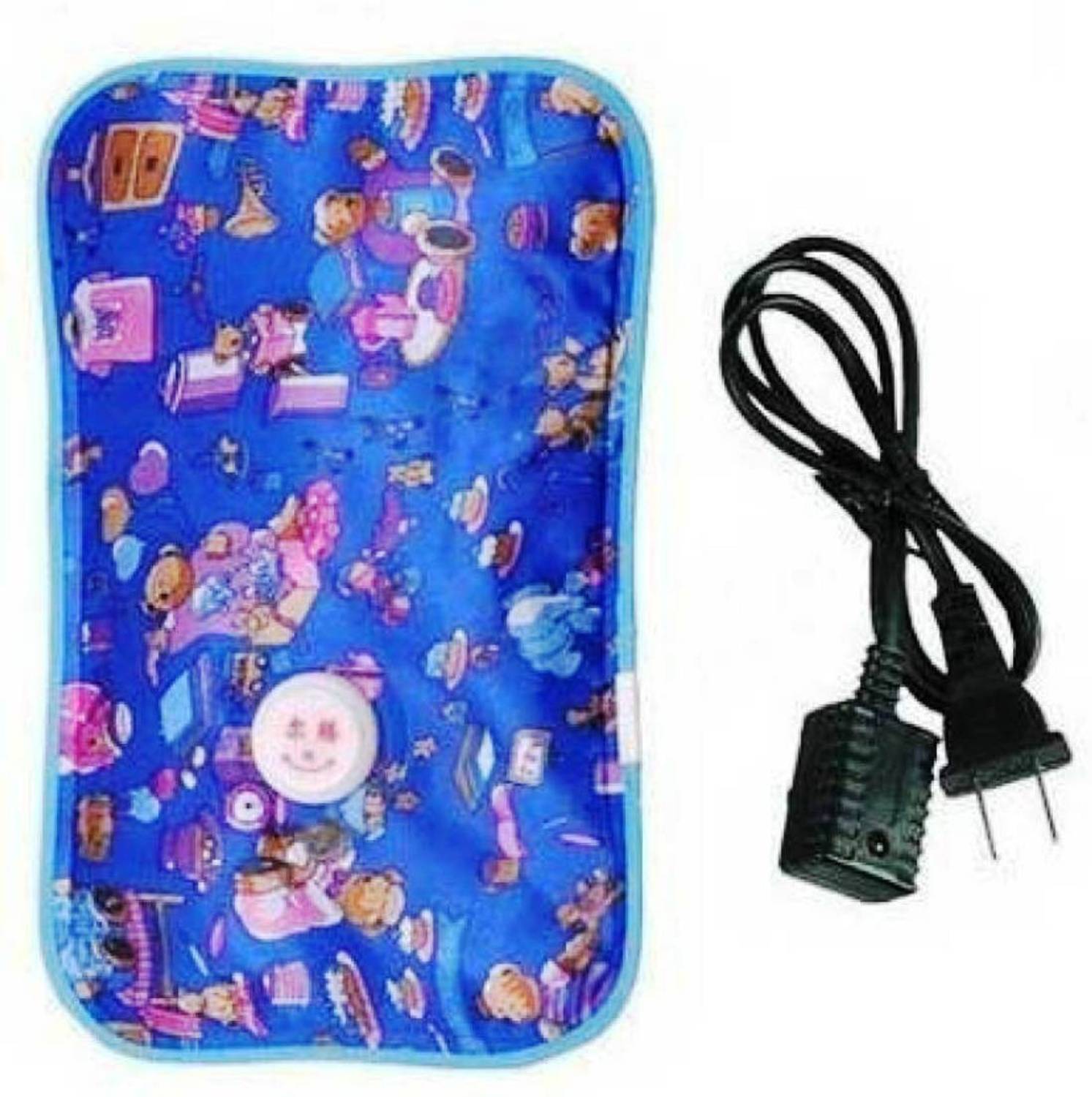 AAFOS COLOURFUL ELECTROTHERMAL WATER BAG WITH CHARGER 200 ml Silicone Bottle