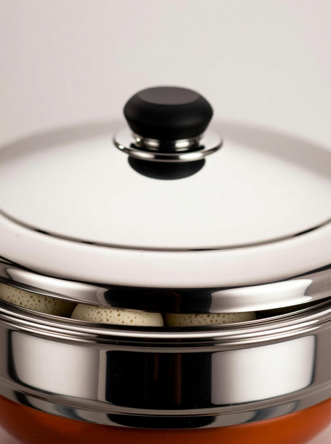 Image of Sambhavnath All-in-One Stainless Steel Idli Cooker Multi Kadai Steamer Standard Idli Maker