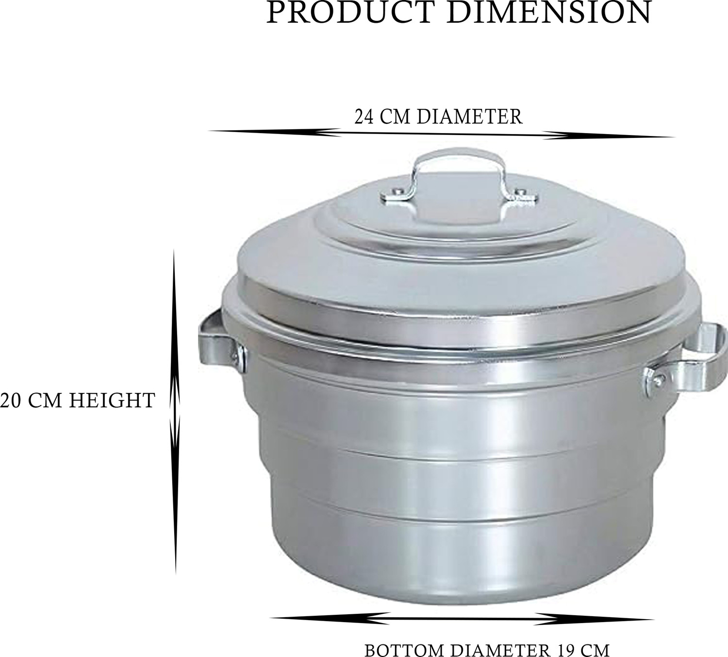 Image of Q8 Twinkle Idiyappam Maker-Steamer-Cooker (Hard-Anodized Aluminum) Standard Idli Maker