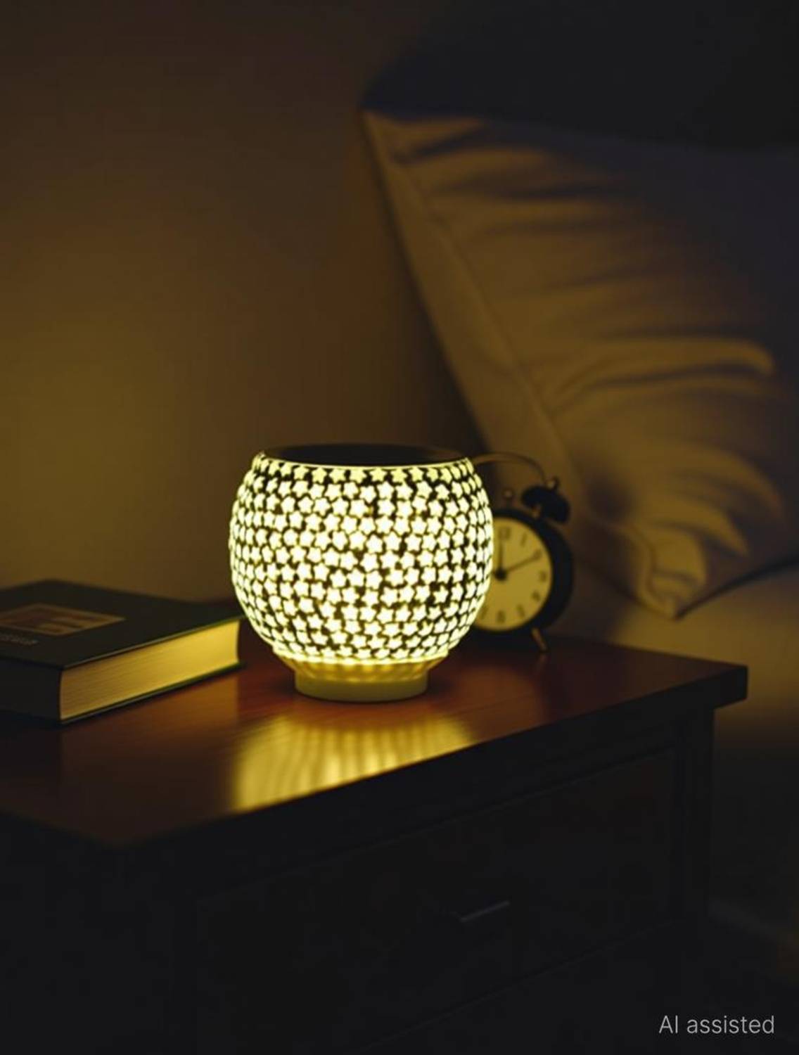 Jadeking Electrical Camphor Glass Kapoor Dani & Essential Oil Diffuser Glass, Plastic Incense Holder