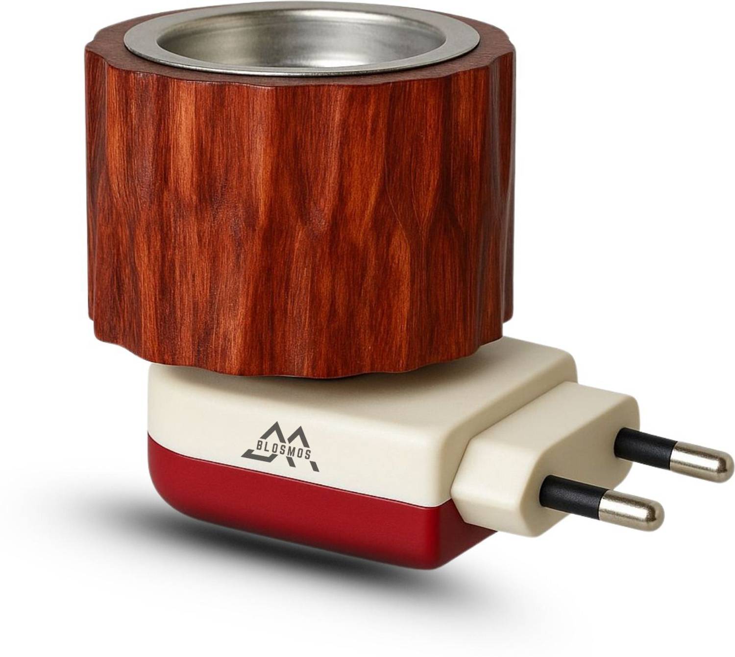 BLOSMOS Wooden Kapoor Dani Camphor Bakhoor Aroma | Oil Diffuser Dhoop Burner for Home Wooden, Plastic Incense Holder