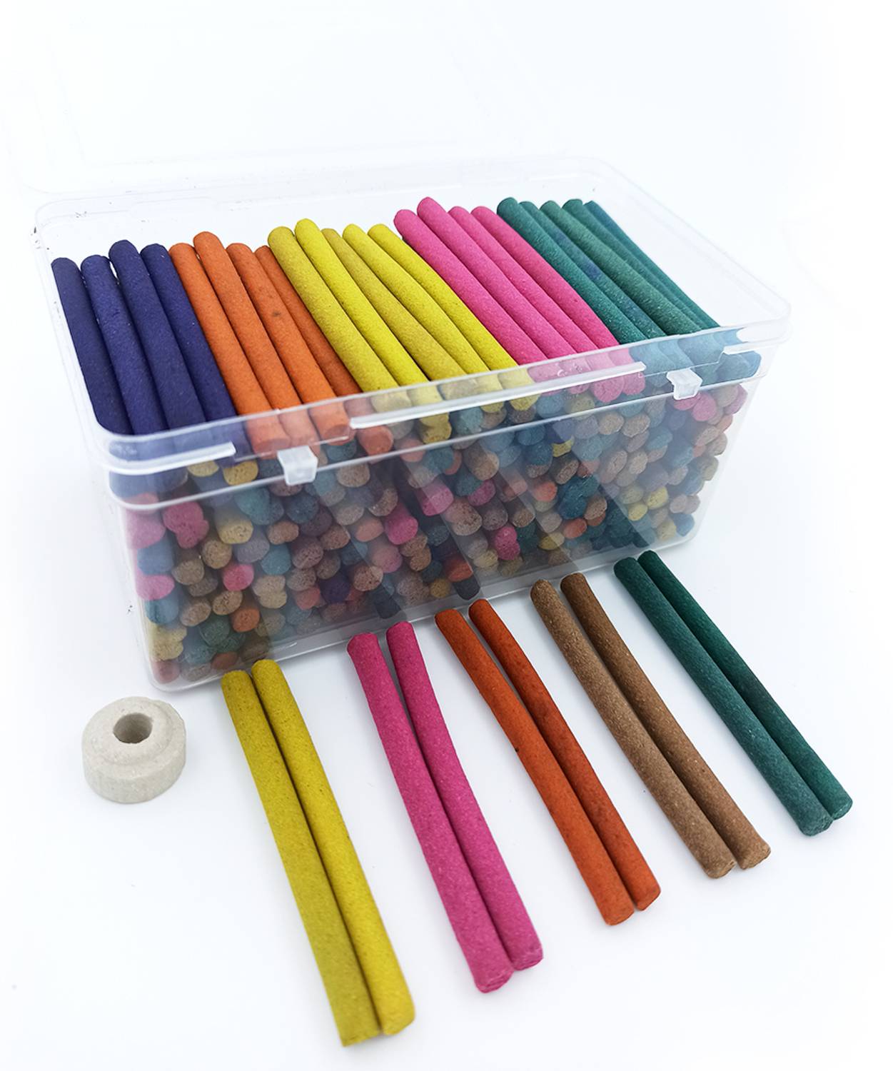 Adishakti Multi Flavour Bambooless Sticks 400gm Dhoop Batti /Incense Sticks/Havan/Pooja chandan, mogra, rose, loban, intemacy