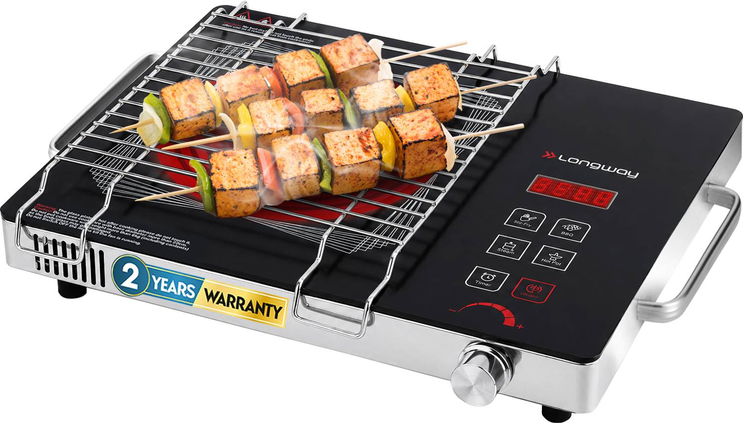 Longway 2200W Induction Cooktop Touch Panel