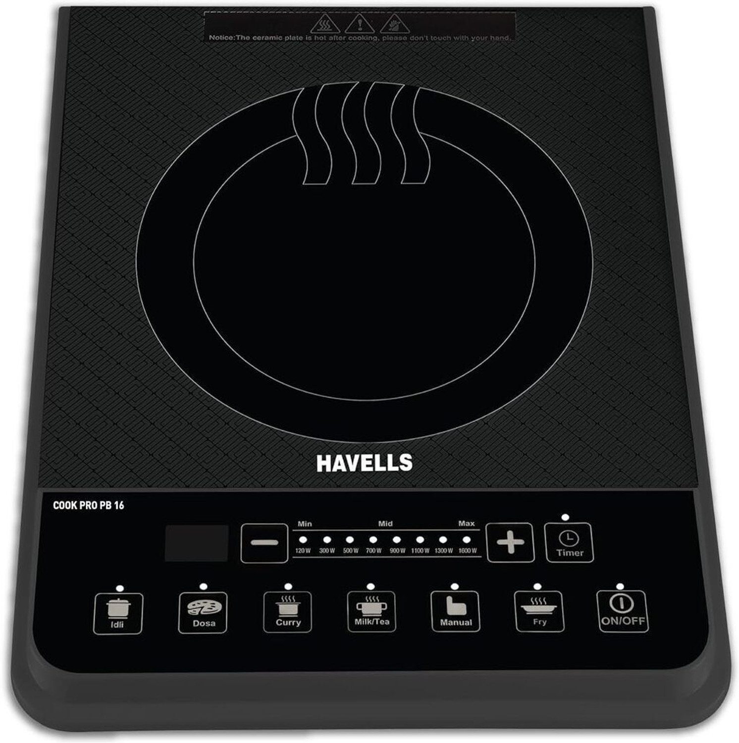 Image of HAVELLS 1600 W Induction Cooktop Push Button