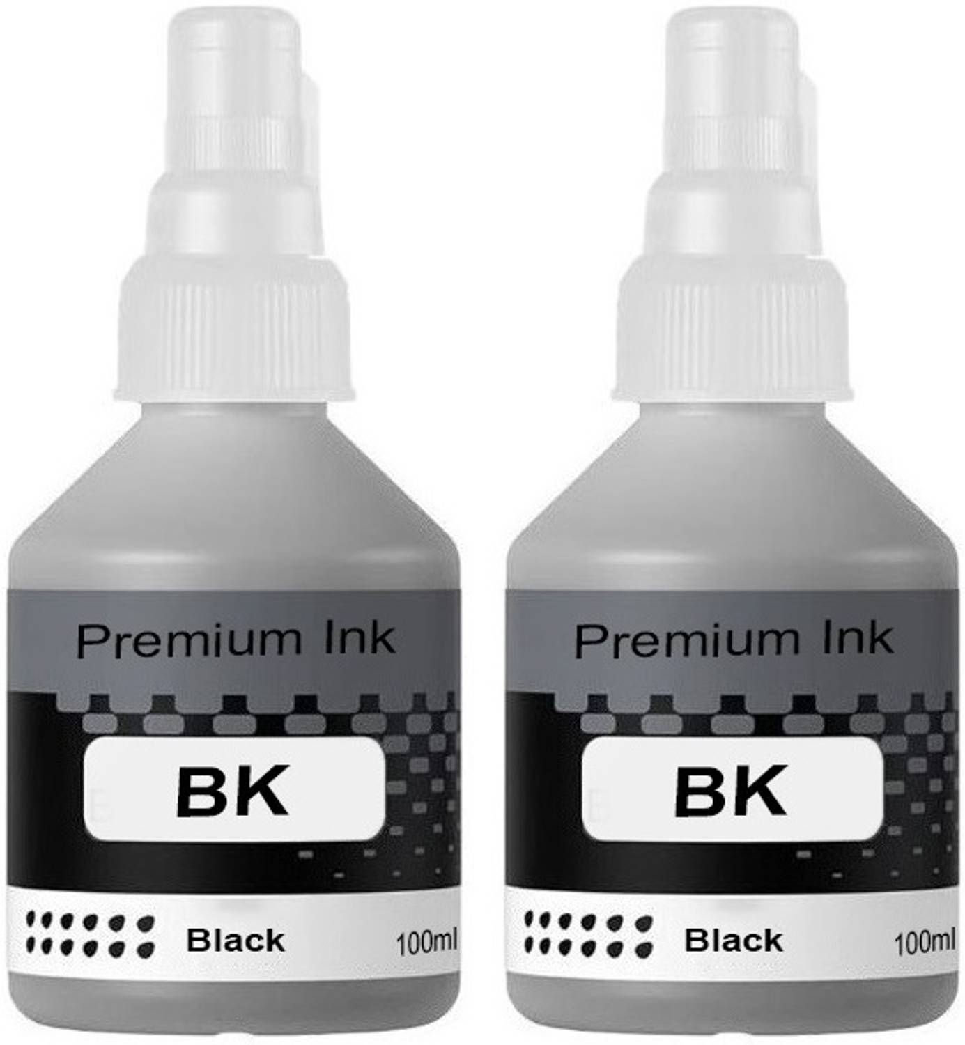 canoff T500 Ink For Brother BTD60/ BT5000 T300,T910,DCP T310,T510,T500,T710,T400W,T450W Black - Twin Pack Ink Bottle