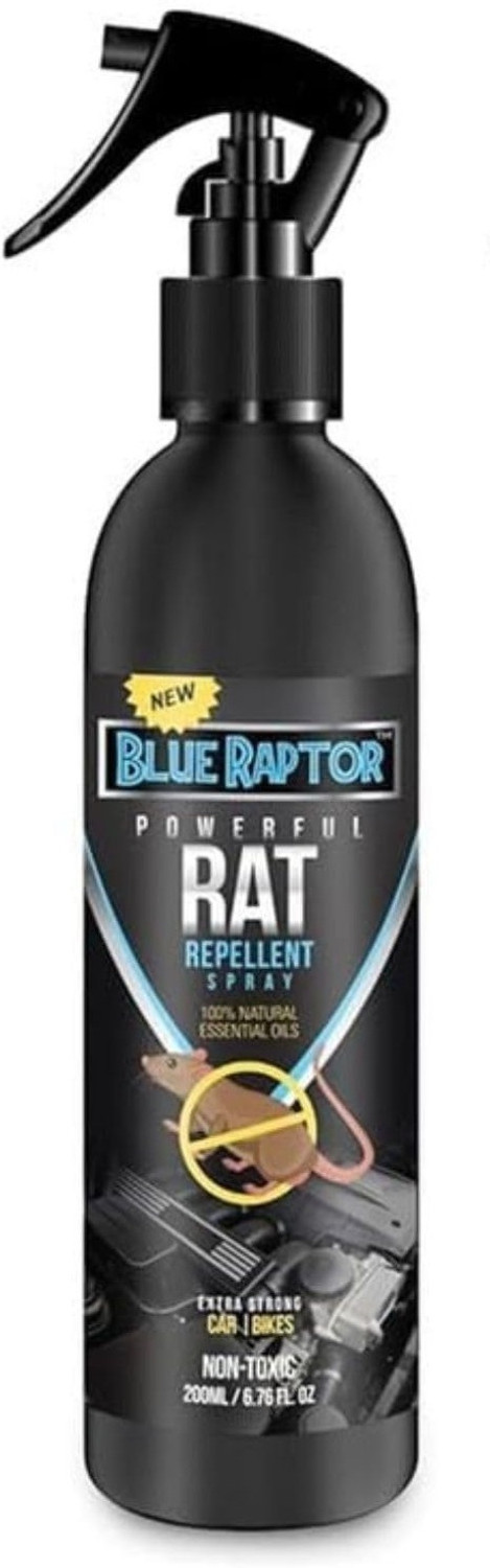Image of Blue Raptor Entry Rat Repellent Spray by Shadow Securitronics for Automobiles
