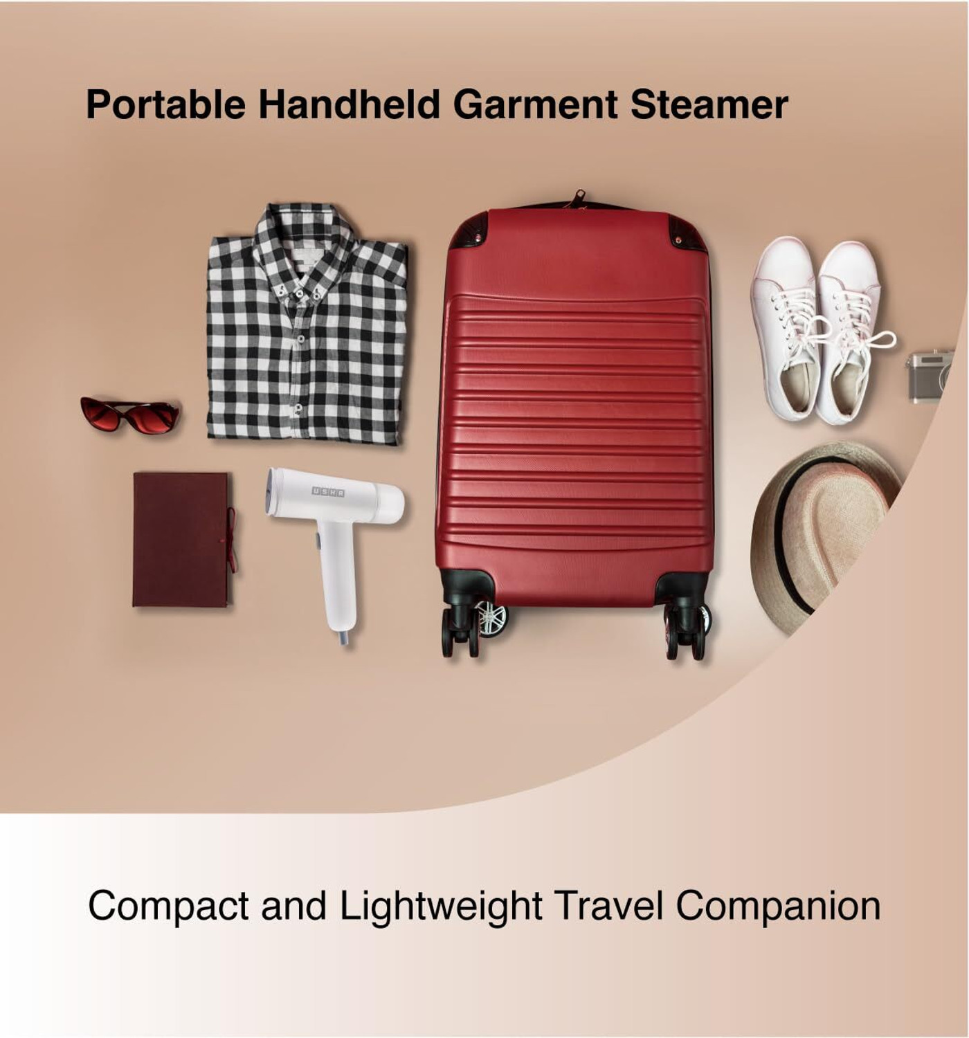 Image of USHA Techne Direct 500, 1300 W Garment Steamer