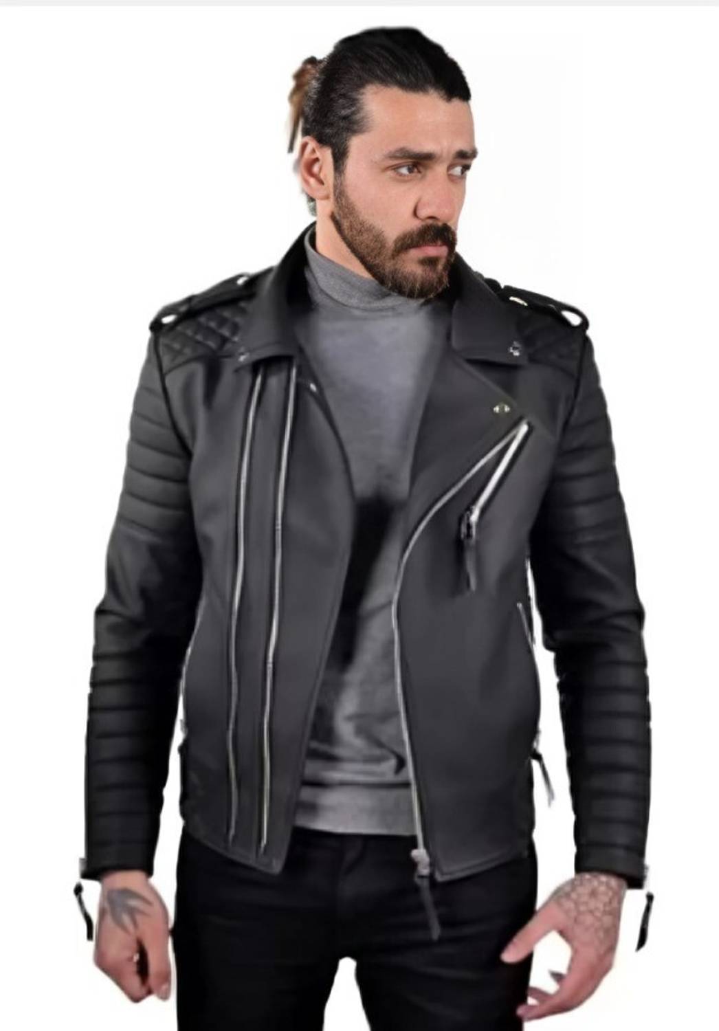 Desireshub Full Sleeve Solid Men Jacket - Image 4