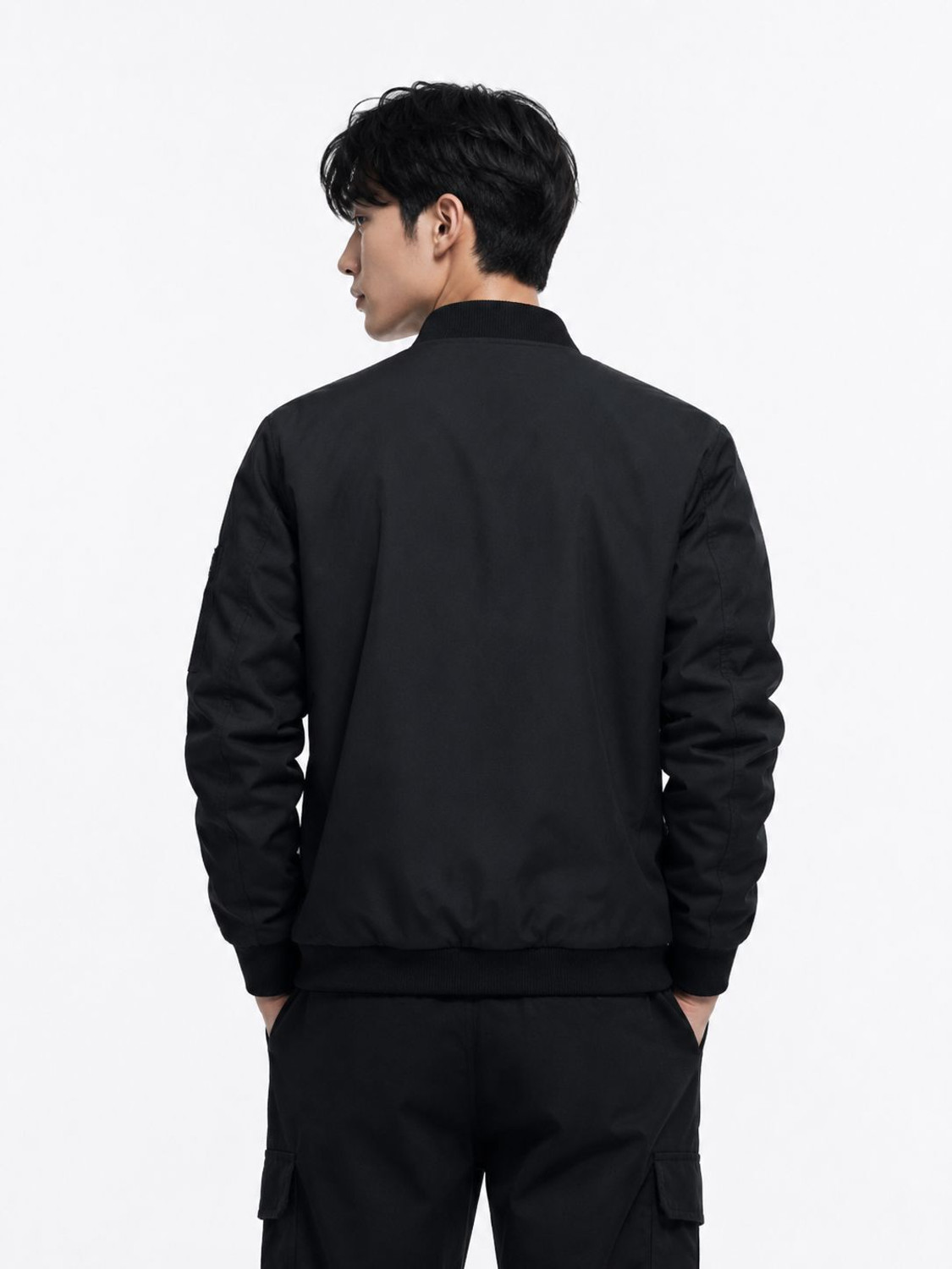 Image of Money man Full Sleeve Solid Men Jacket