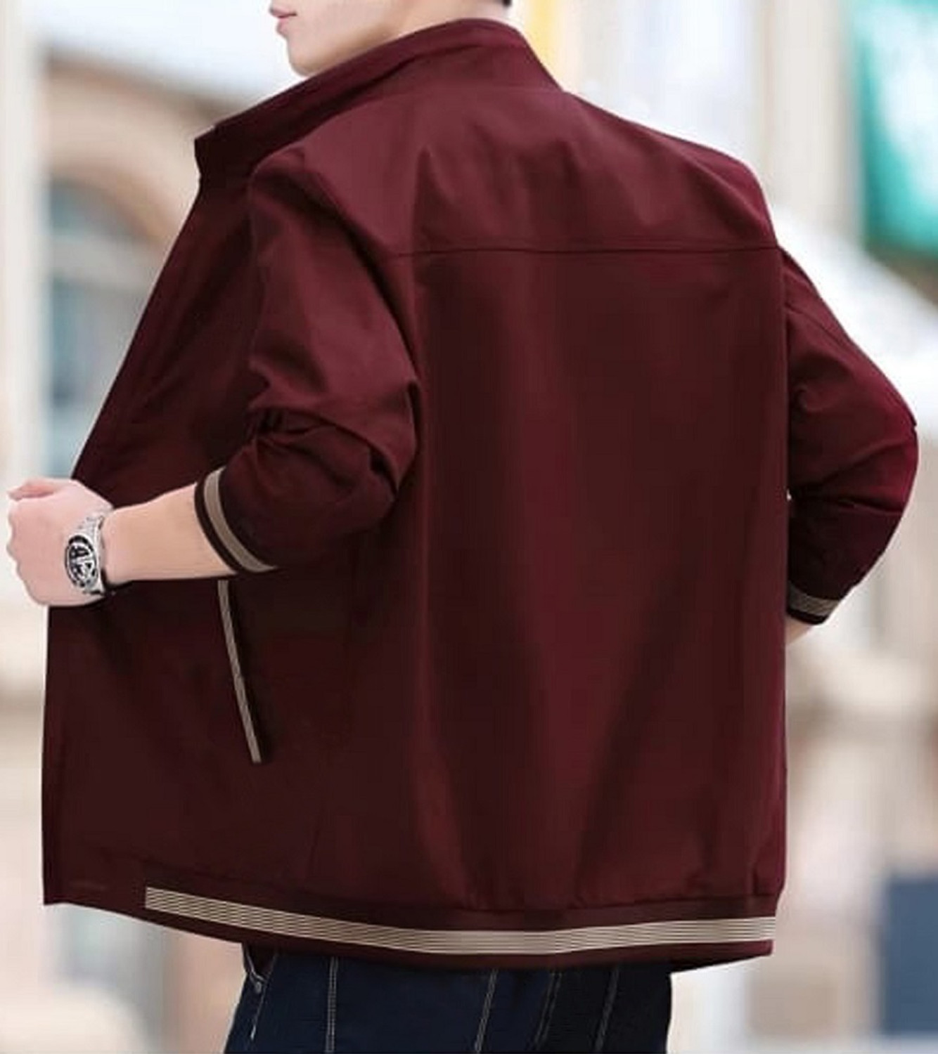 Image of BUGRASI TRADERS Men Casual Jacket