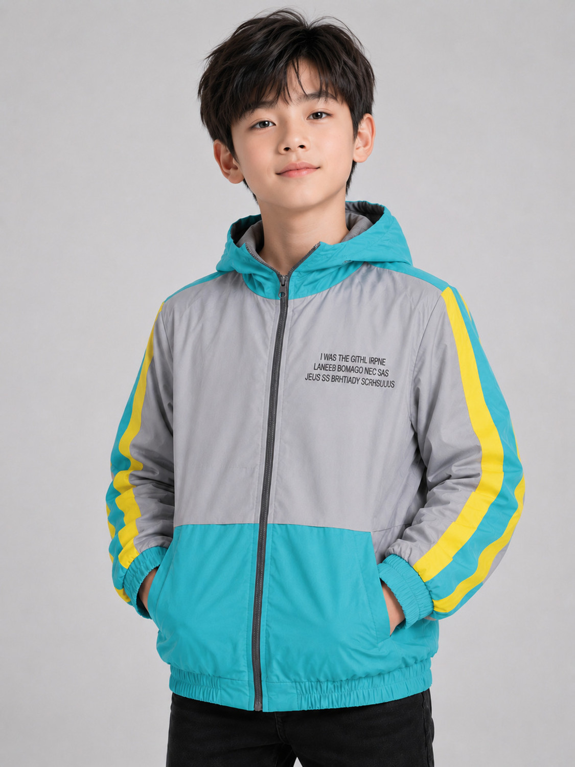 PLATINUMCARTZ Full Sleeve Colorblock Boys Jacket