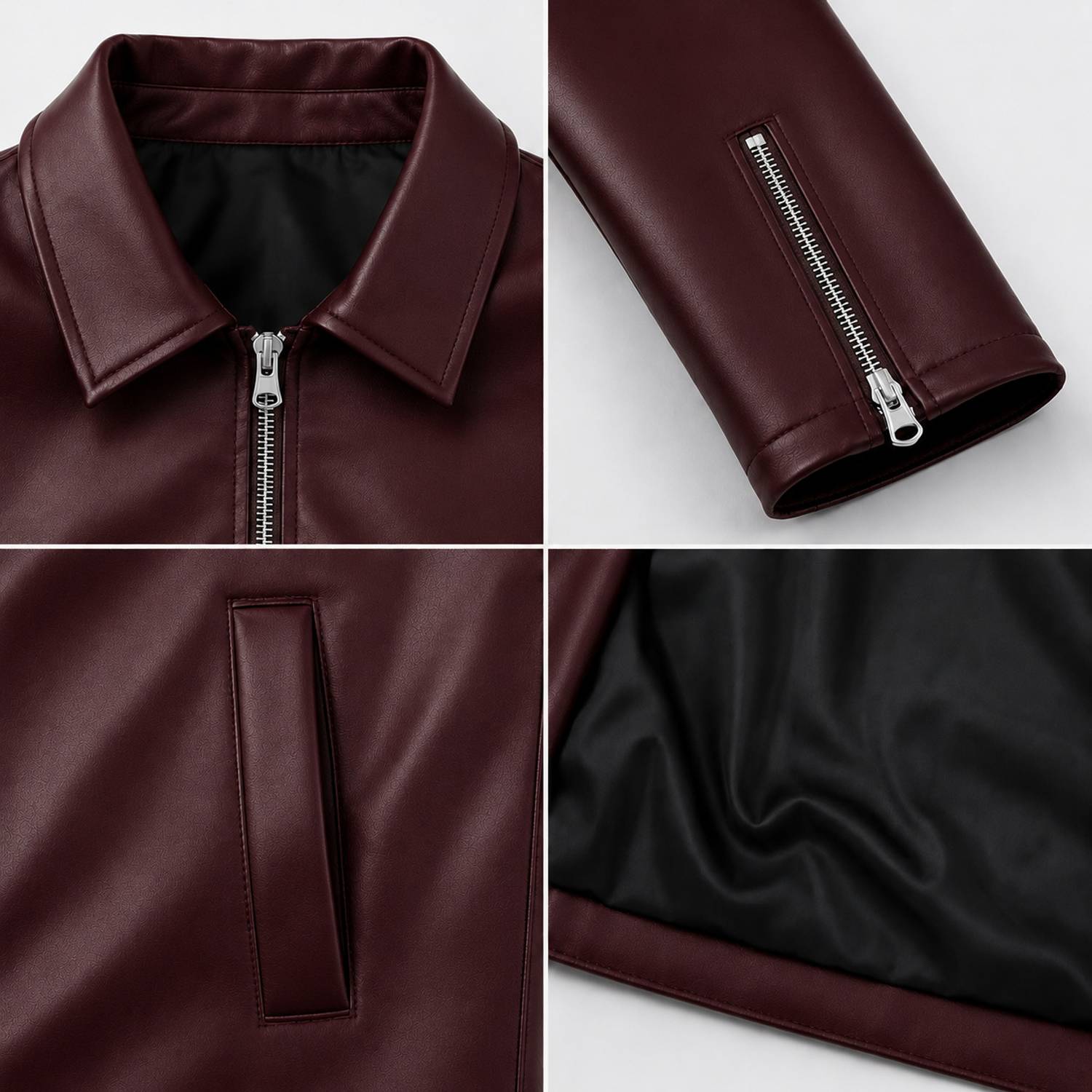 Azy Fabrics Full Sleeve Solid Men Jacket - Image 4
