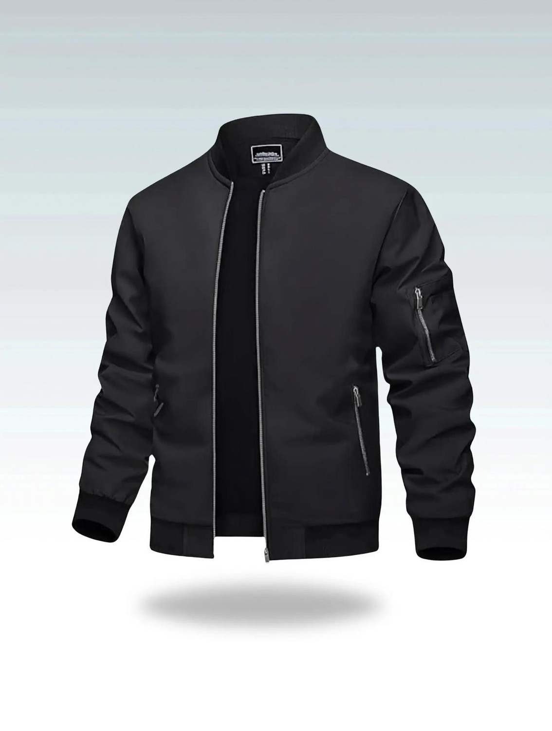 Image of Suhoor Fashion Full Sleeve Solid, Washed, Self Design Men Jacket