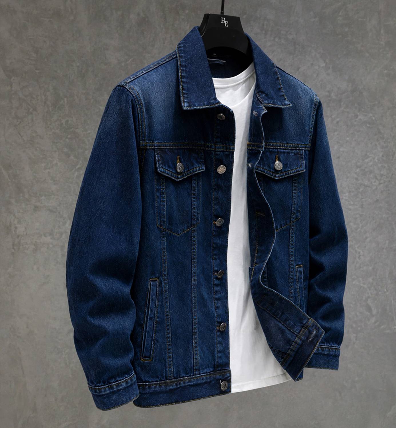 METRONAUT Men Blue Denim Jacket - Image 1