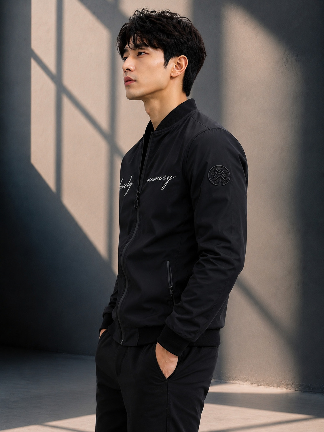 Image of Azy Fabrics Full Sleeve Printed Men Jacket