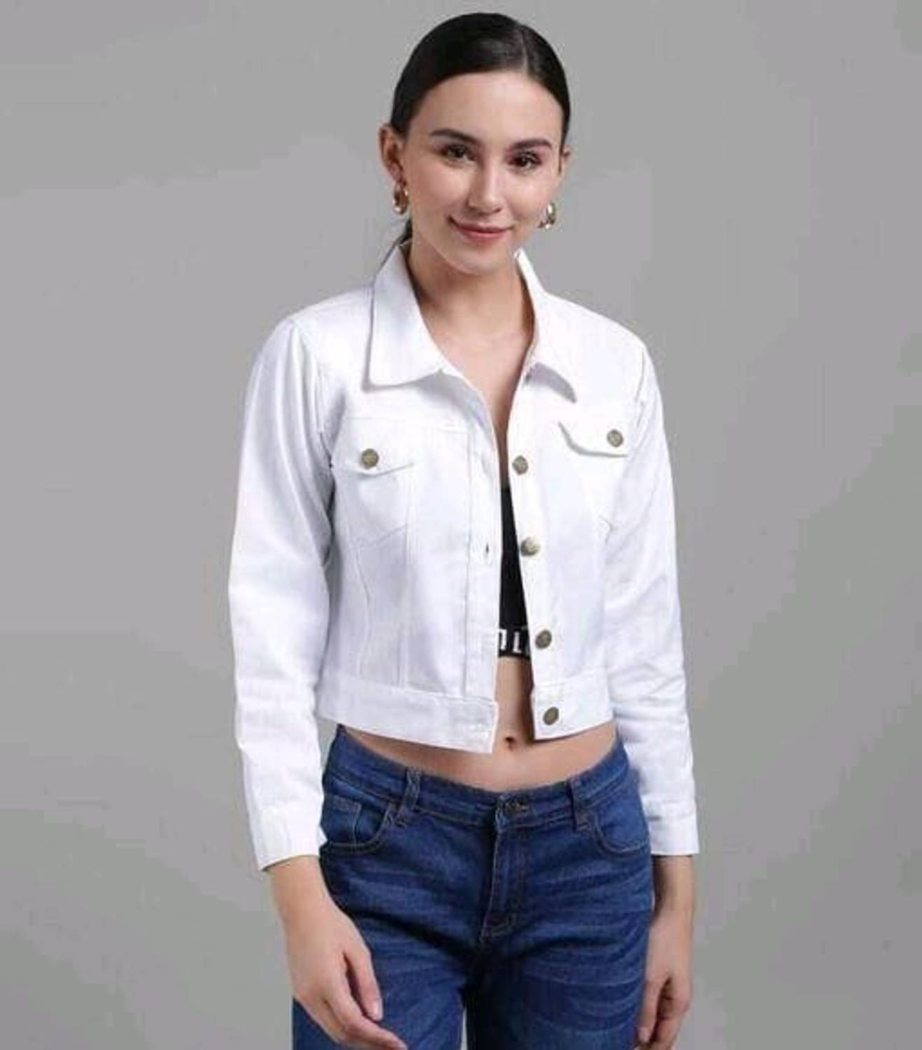 Zooni Collection Full Sleeve Solid Women Denim Jacket