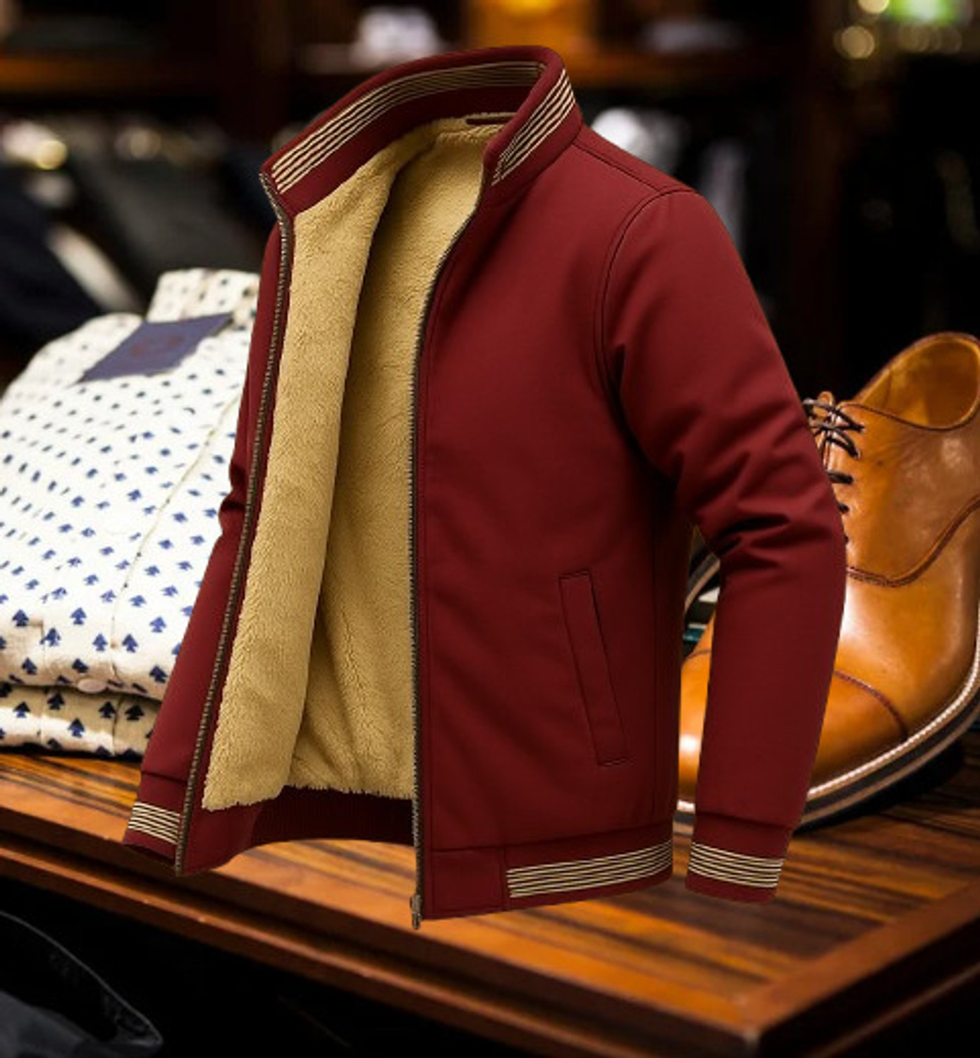 Image of BUGRASI TRADERS Men Casual Jacket