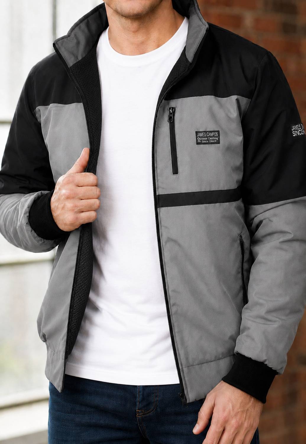 PLATINUMCARTZ Russian Colorblock Men Wind Cheater