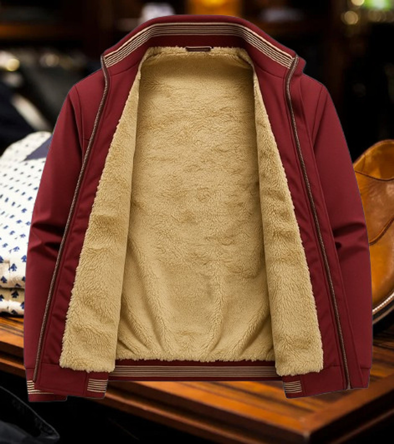 Image of BUGRASI TRADERS Men Casual Jacket