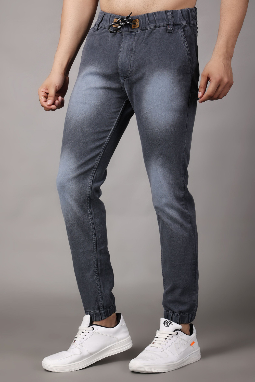 Image of ZAYSH Jogger Fit Men Grey Jeans