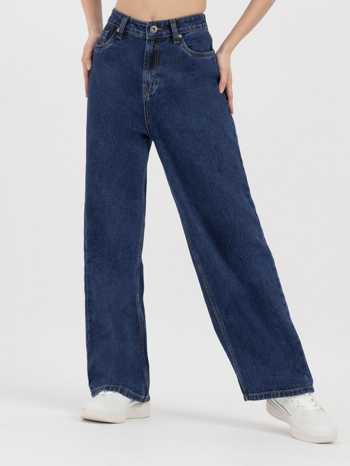 Image of RED TAPE Loose Fit Women Blue Jeans