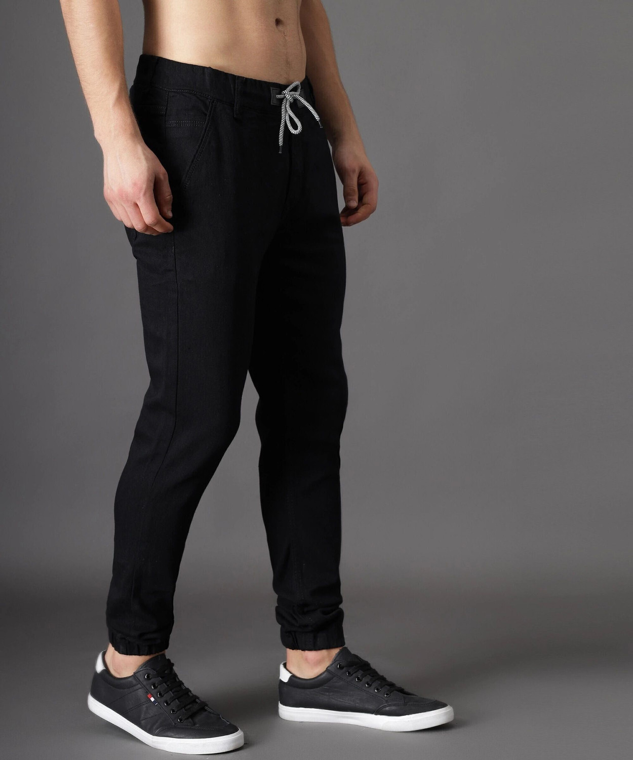 Image of ZAYSH Jogger Fit Men Black Jeans