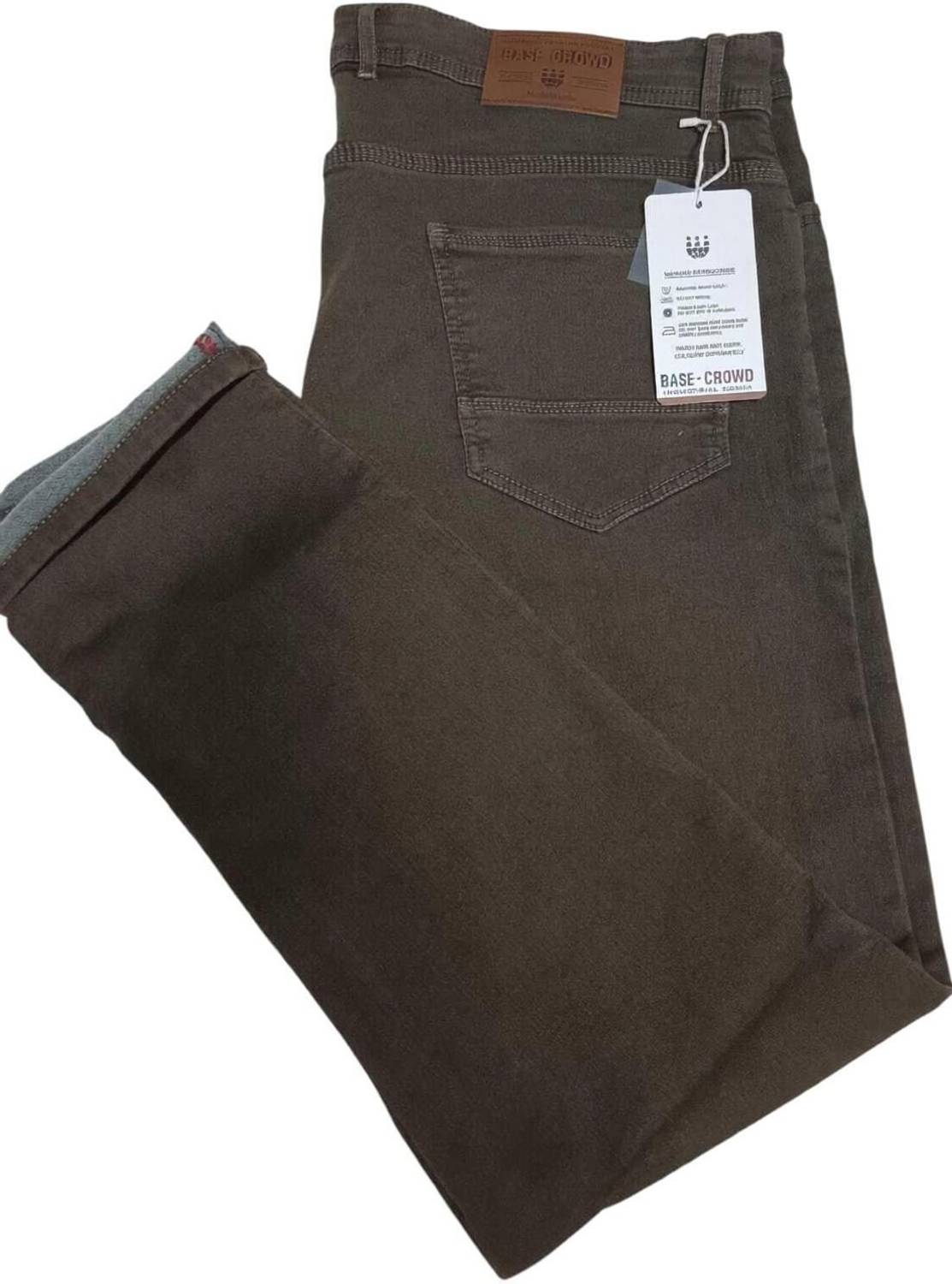 BASE-CROWD Regular Men Brown Jeans