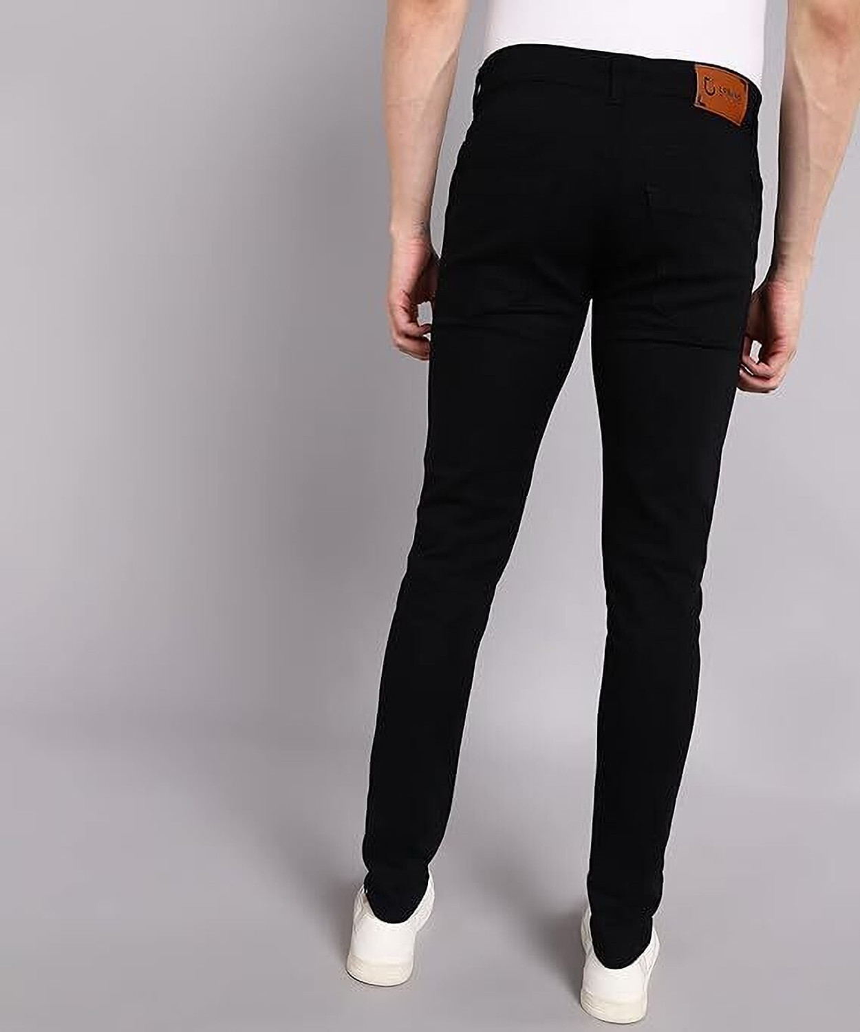 Image of CABRRR Slim Men Black Jeans