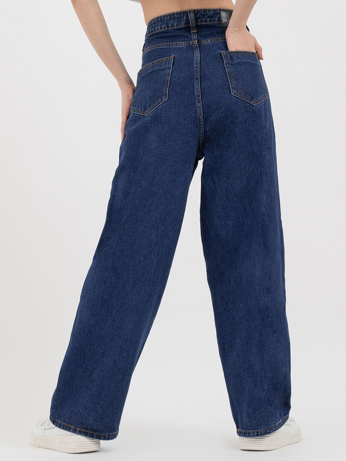 Image of RED TAPE Loose Fit Women Blue Jeans