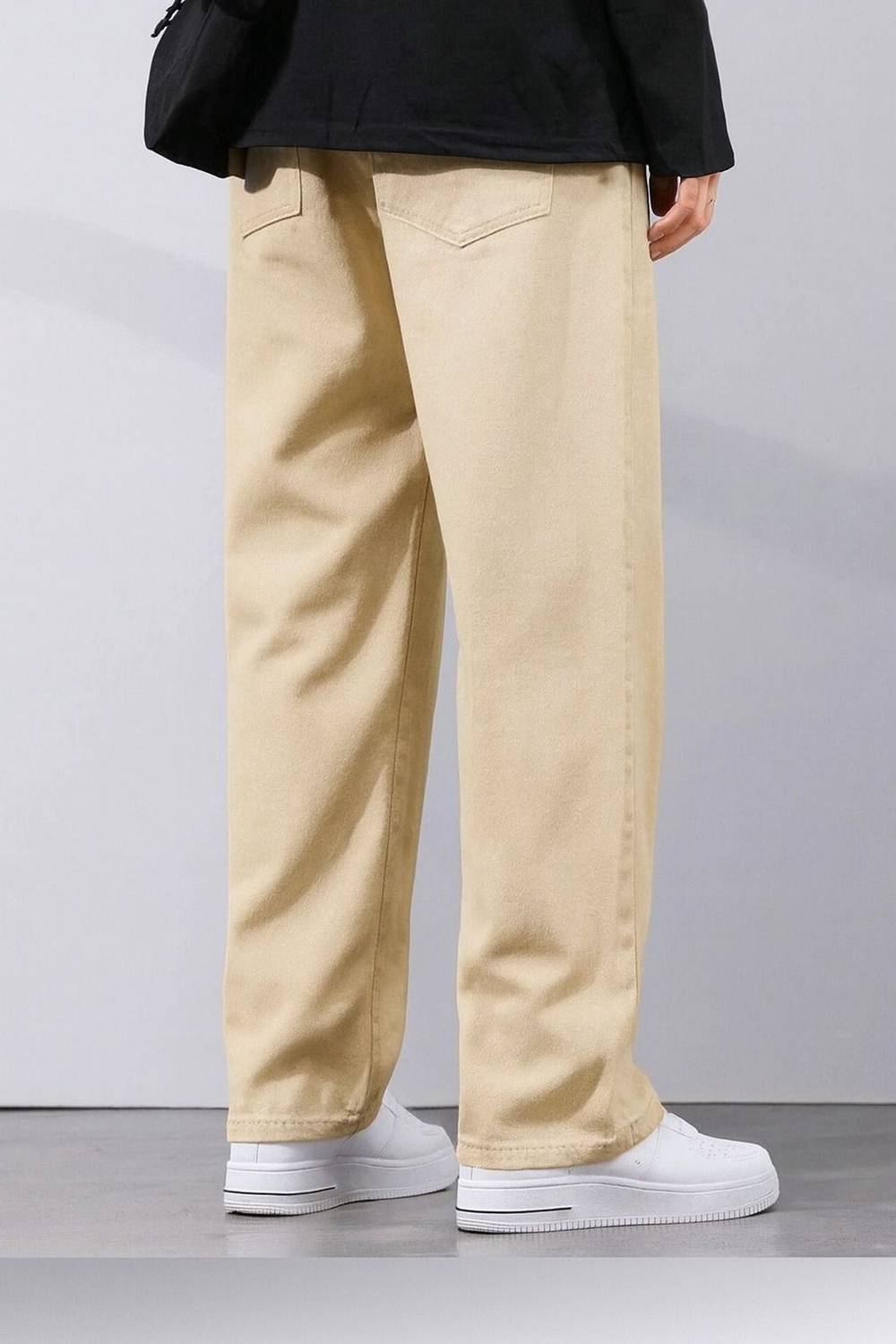 STARVIELLE Straight Fit Men Beige Jeans - Image 3