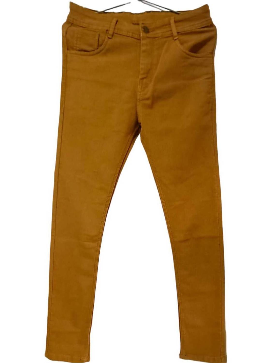 BASE-CROWD Slim Men Gold Jeans