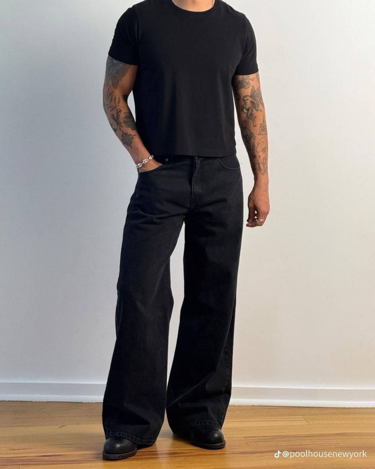 KLAVORA Loose Fit Men Black Jeans - Image 3