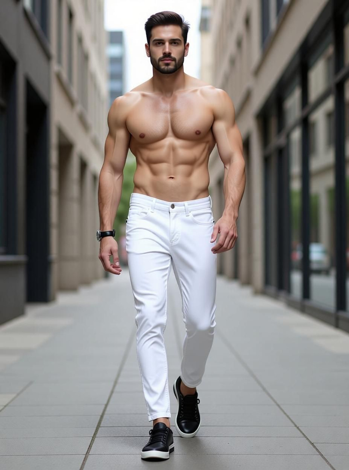 Image of hotlist Regular Men White Jeans