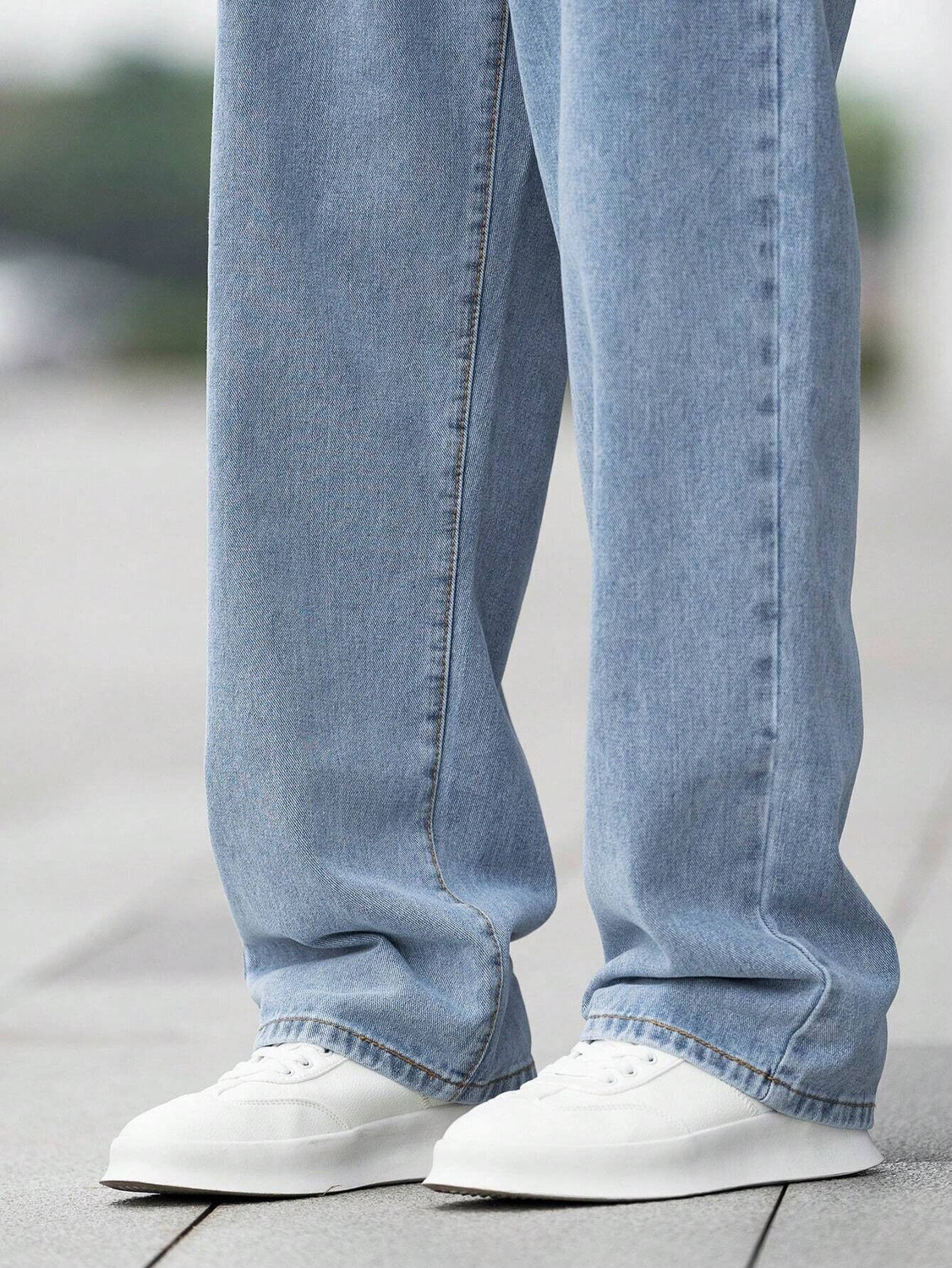 Image of PROBLU Loose Fit Men Light Blue Jeans